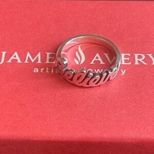 James Avery Retired Believe Ring